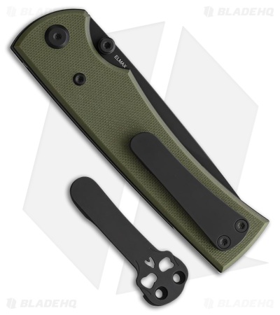 Chaves Knives Liberation 229 Drop Point Knife OD Green G-10 (3.5" PVD)