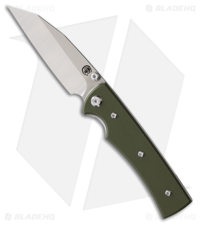 Chaves Knives Blue Label Sangre 229 Liner Lock Knife Green G-10 (3.5" Satin)