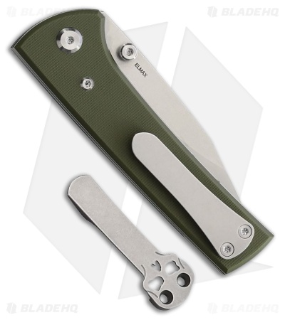 Chaves Knives Blue Label Scapegoat Street Knife Green G-10 (3.5" Satin)