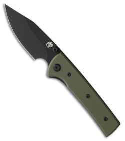 Chaves Knives Scapegoat 229 Spearpoint Green G10 (4.00"Black)