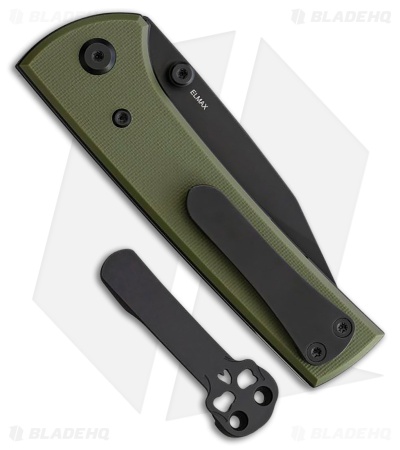 Chaves Knives Scapegoat 229 Spearpoint Green G10 (4.00"Black)
