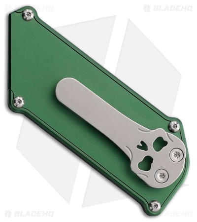 Chaves CHUB Slipper Blue Label Knife Green Aluminum (1" Utility SW)