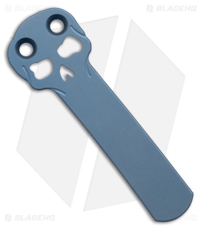Chaves Blue Label Scapegoat Street Knife Knurled Al/Blue Ti (3.5" SW)
