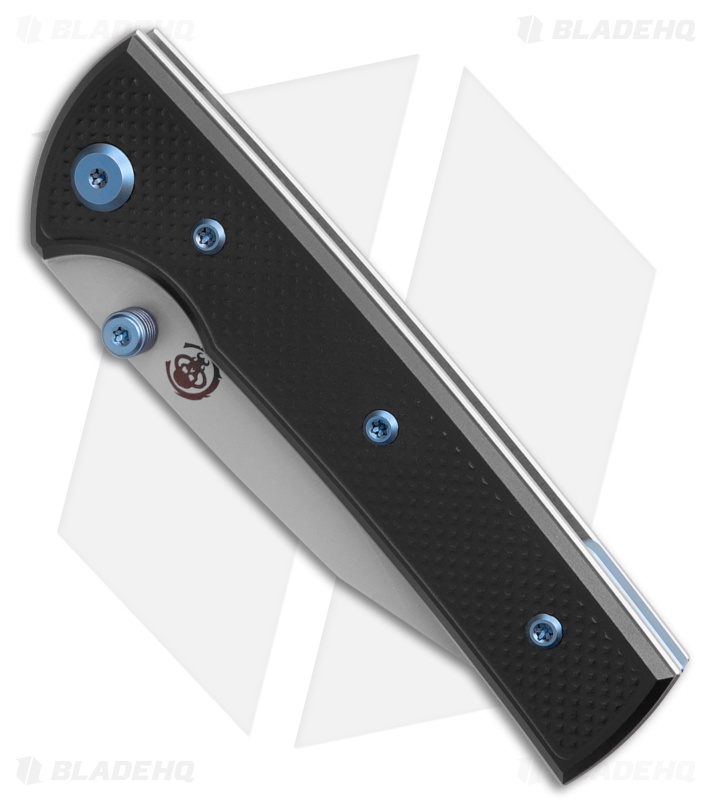 Chaves Blue Label Scapegoat Street Knife Knurled Al/Blue Ti (3.5" SW)