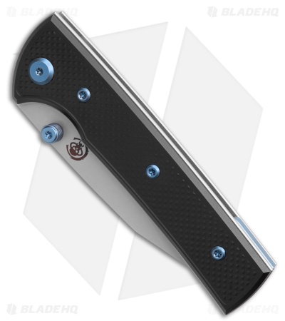 Chaves Blue Label Scapegoat Street Knife Knurled Al/Blue Ti (3.5" SW)