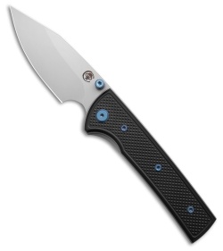Chaves Blue Label Scapegoat Street Knife Knurled Al/Blue Ti (3.5" SW)