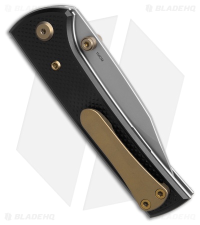Chaves Blue Label Scapegoat Street Knife Knurled Al/Bronze Ti (3.5" SW)
