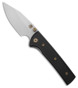 Chaves Blue Label Scapegoat Street Knife Knurled Al/Bronze Ti (3.5" SW)