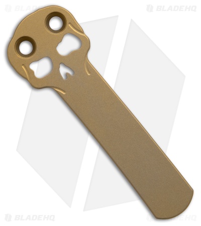 Chaves Blue Label Scapegoat Street Knife Knurled Al/Bronze Ti (3.5" SW)