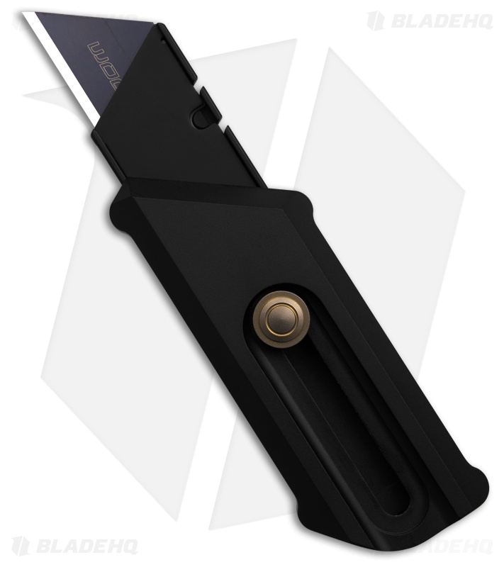 Chaves CHUB Slipper Blue Label Knife Black Aluminum/Bronze HW (1" Black/Utility)