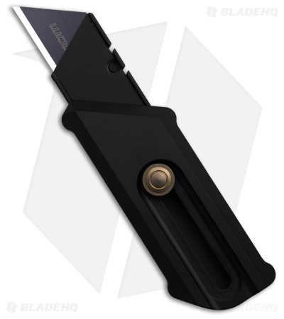 Chaves CHUB Slipper Blue Label Knife Black Aluminum/Bronze HW (1" Black/Utility)