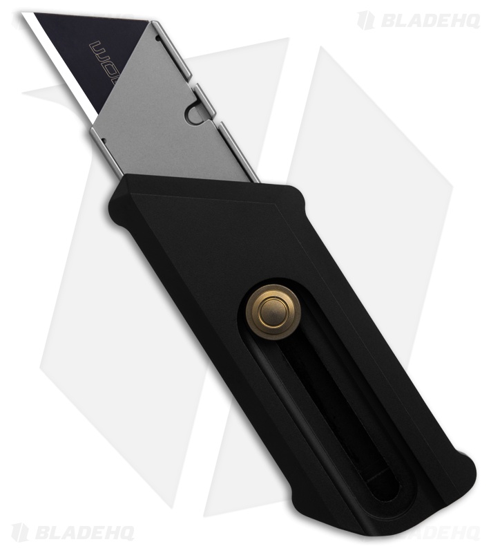 Chaves CHUB Slipper Blue Label Knife Black Aluminum/Bronze HW (1" SW/Utility)