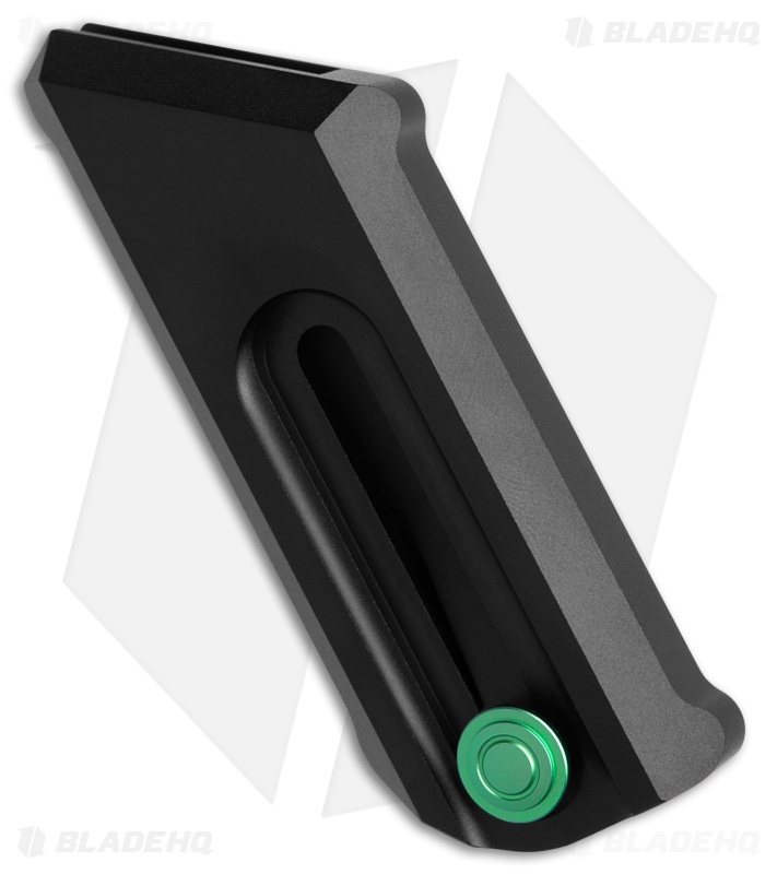 Chaves CHUB Slipper Blue Label Knife Black Aluminum/Green HW (1" Black/Utility)