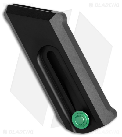 Chaves CHUB Slipper Blue Label Knife Black Aluminum/Green HW (1" Black/Utility)