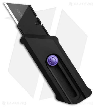 Chaves CHUB Slipper Blue Label Knife Black Aluminum/Purple Ti (1" Utility)