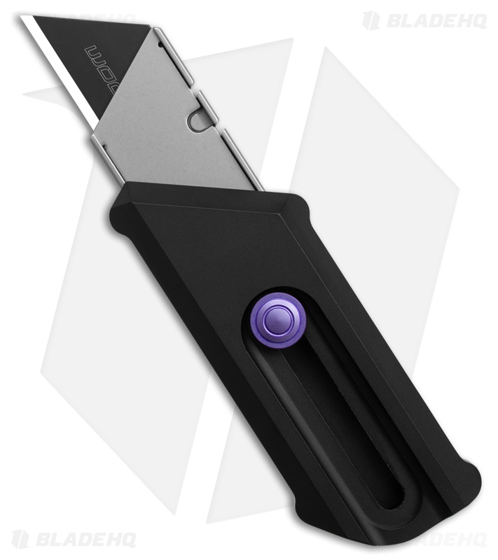 Chaves CHUB Slipper Blue Label Knife Black Aluminum/Purple HW (1" SW/Utility)