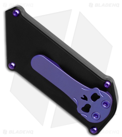 Chaves CHUB Slipper Blue Label Knife Black Aluminum/Purple HW (1" SW/Utility)