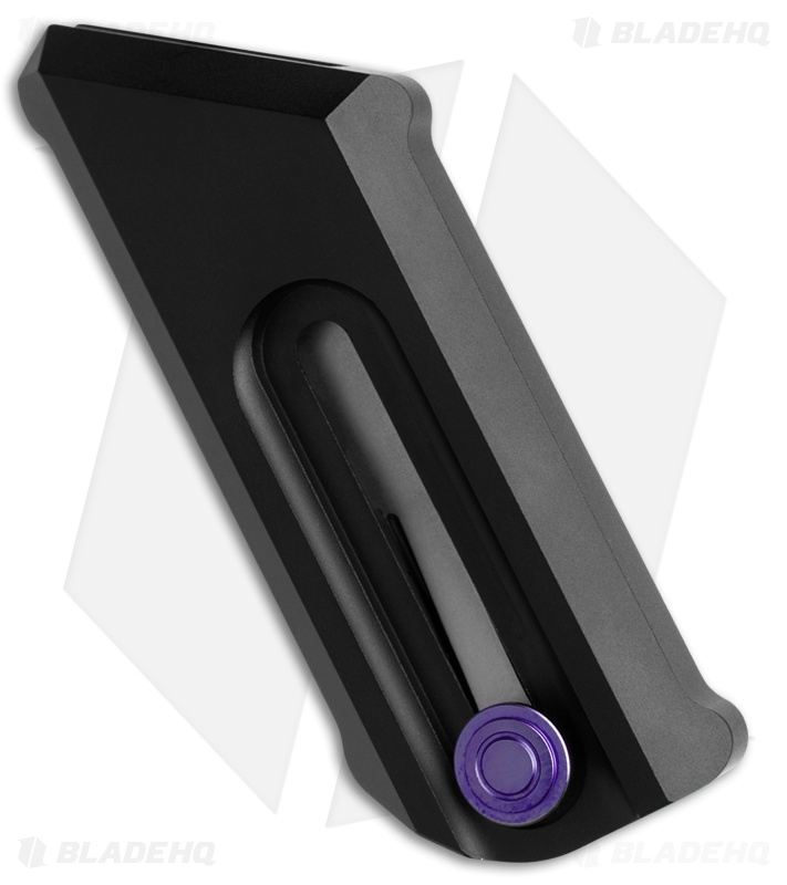 Chaves CHUB Slipper Blue Label Knife Black Aluminum/Purple HW (1" SW/Utility)
