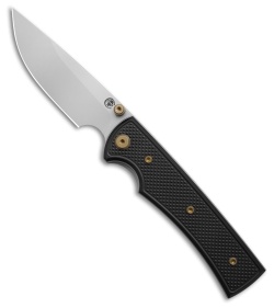 Chaves Knives Blue Label Liberation 229 DP Knife Knurled Al/Bronze Ti (3.5" SW)