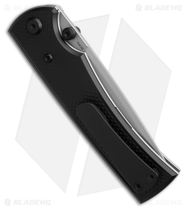 Chaves Knives Blue Label Liberation 229 Tanto Knife Knurled Al/BLK Ti (3.5" SW)