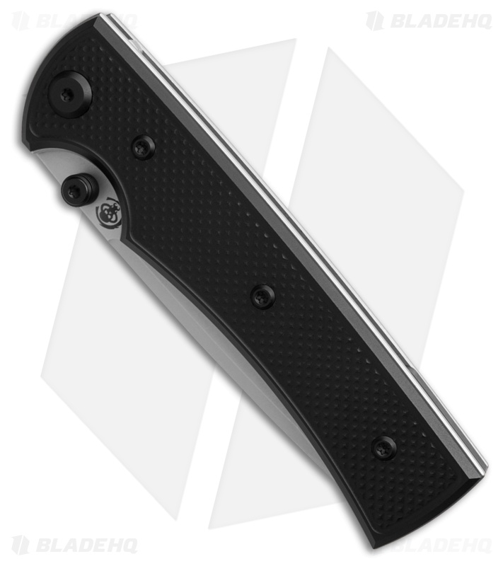 Chaves Knives Blue Label Liberation 229 Tanto Knife Knurled Al/BLK Ti (3.5" SW)