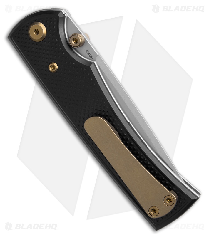 Chaves Knives Blue Label Liberation 229 DP Knife Knurled Al/Bronze Ti (3.5" SW)