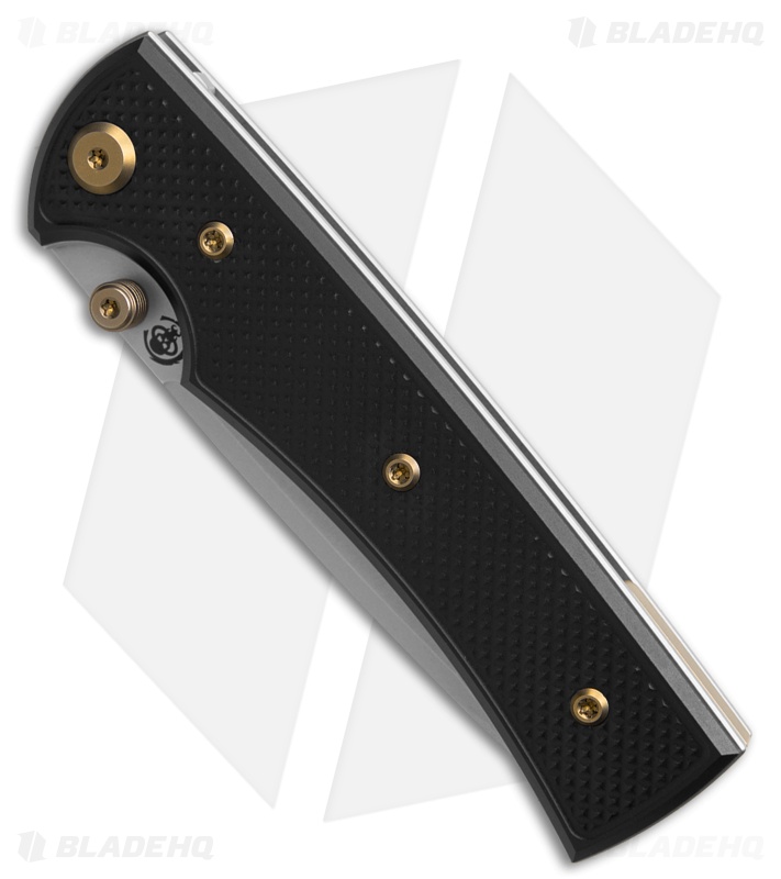 Chaves Knives Blue Label Liberation 229 DP Knife Knurled Al/Bronze Ti (3.5" SW)