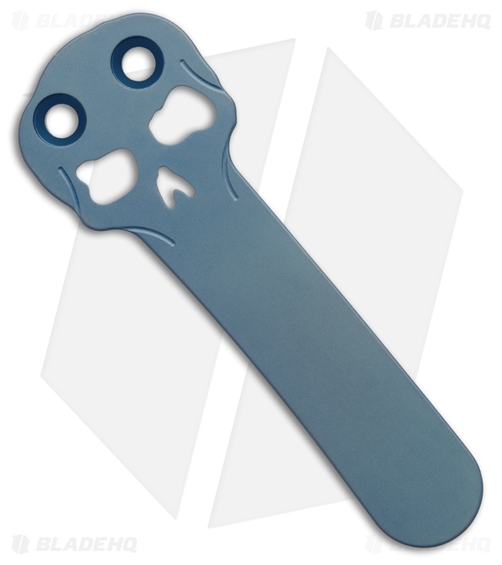 Chaves Knives Blue Label Liberation 229 Tanto Knife Knurled/Blue Ti (3.5" BLK)