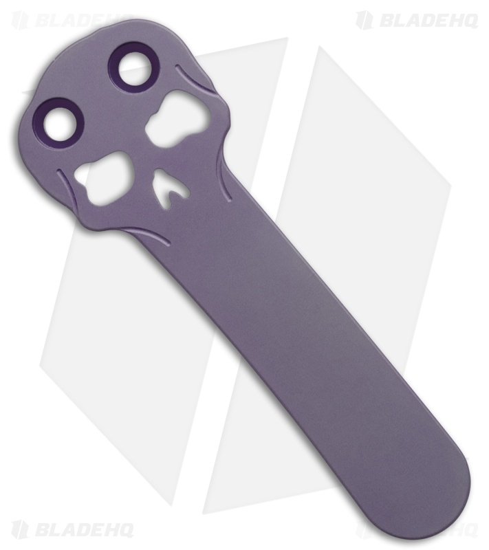 Chaves Knives Blue Label Liberation 229 Tanto Knife Knurled/Purple Ti (3.5" SW)