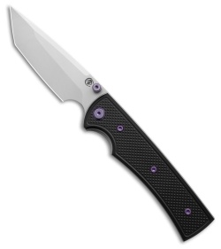 Chaves Knives Blue Label Liberation 229 Tanto Knife Knurled/Purple Ti (3.5" SW)