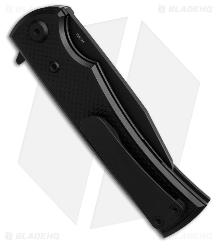 Chaves Knives Blue Label Sangre Street Knife Black Al/Black Ti (3.5" Black)
