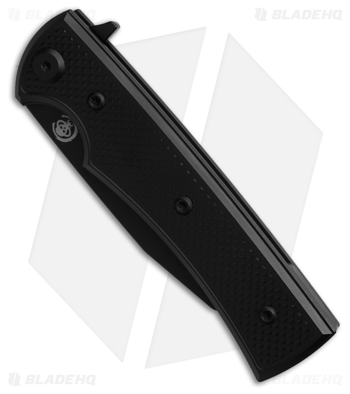 Chaves Knives Blue Label Sangre Street Knife Black Al/Black Ti (3.5" Black)
