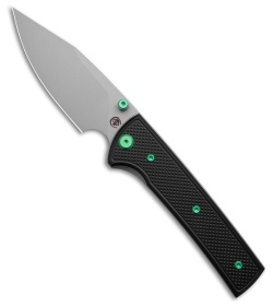 Chaves Knives Blue Label Scapegoat 229 Knife Knurled PVD Al/Green Ti (3.6" SW)