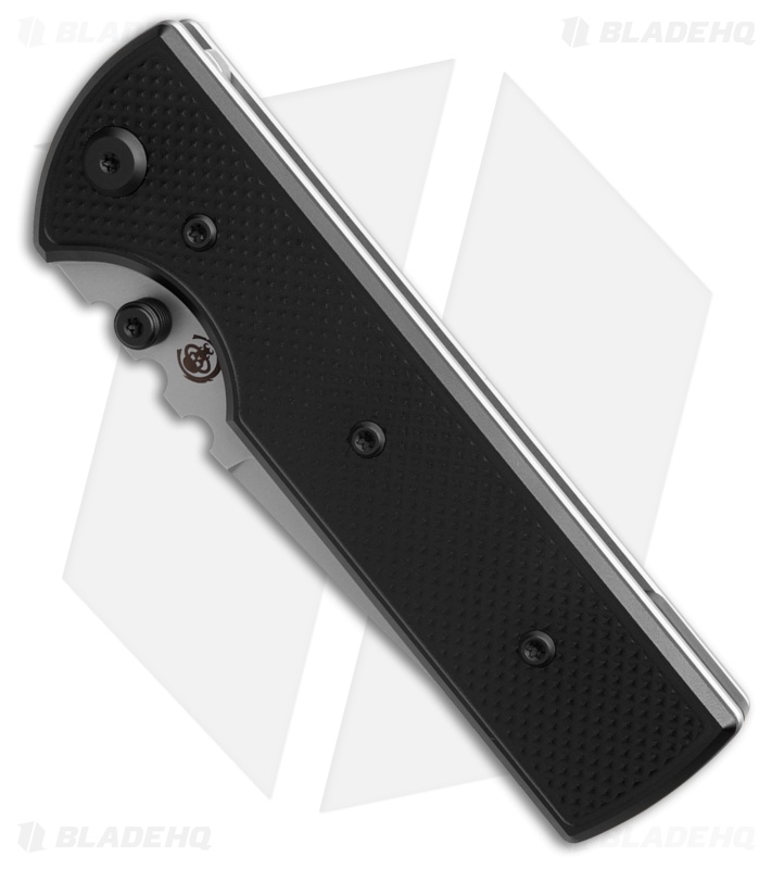 Chaves Knives NTAK Blue Label DP Knife Knurled Al/Black Ti (3.6" SW)