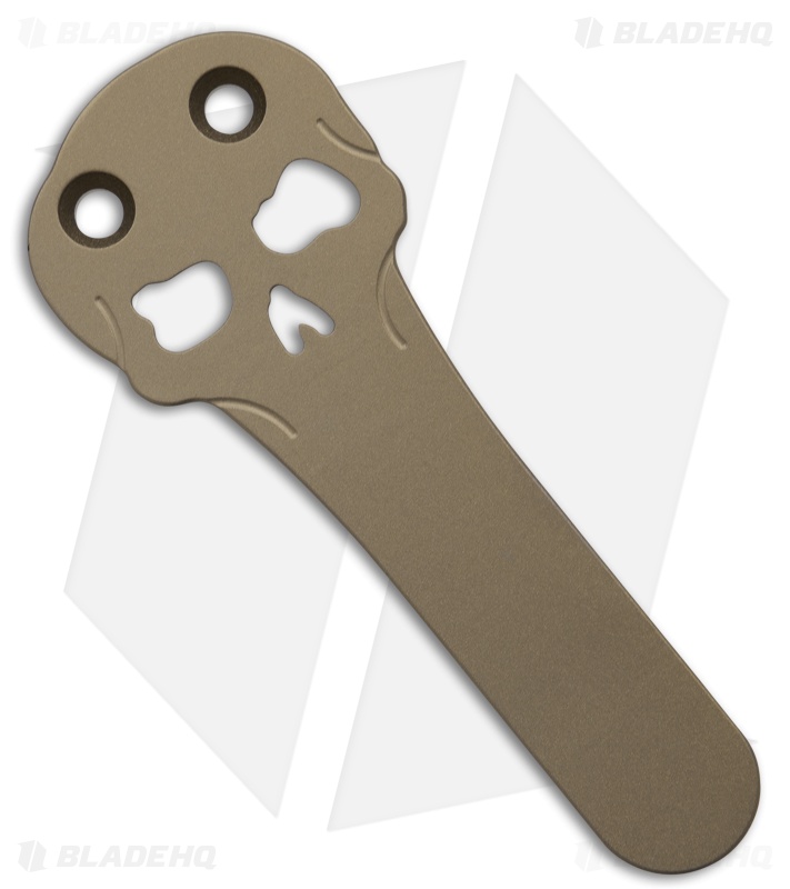 Chaves Knives NTAK Blue Label DP Knife Knurled Al/Bronze Ti (3.6" SW)