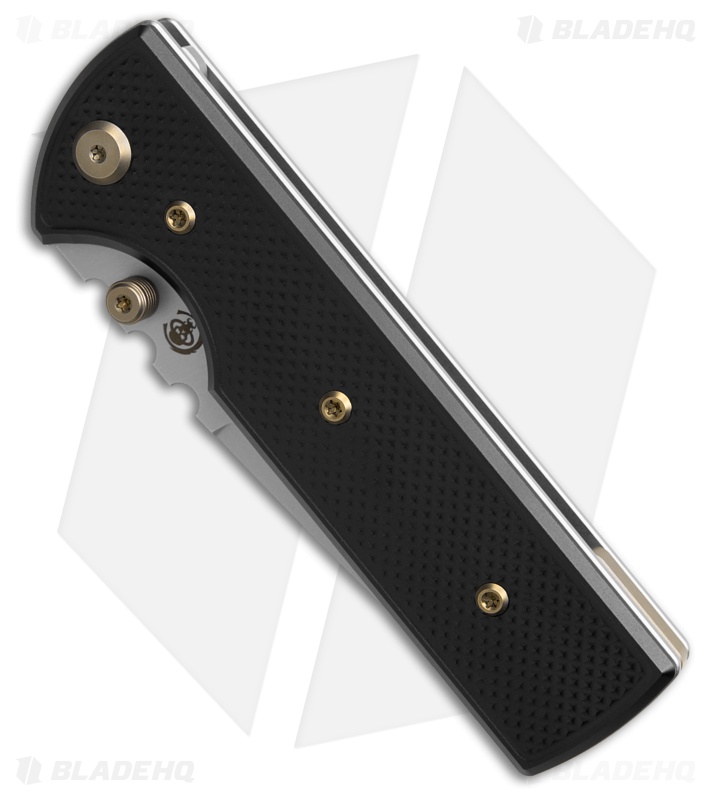 Chaves Knives NTAK Blue Label DP Knife Knurled Al/Bronze Ti (3.6" SW)