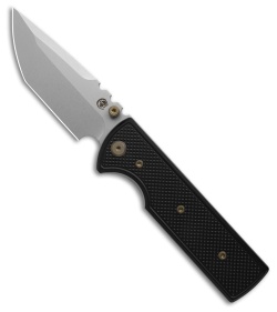 Chaves Knives NTAK Blue Label Tanto Knife Knurled Al/Bronze Ti (3.6" SW)