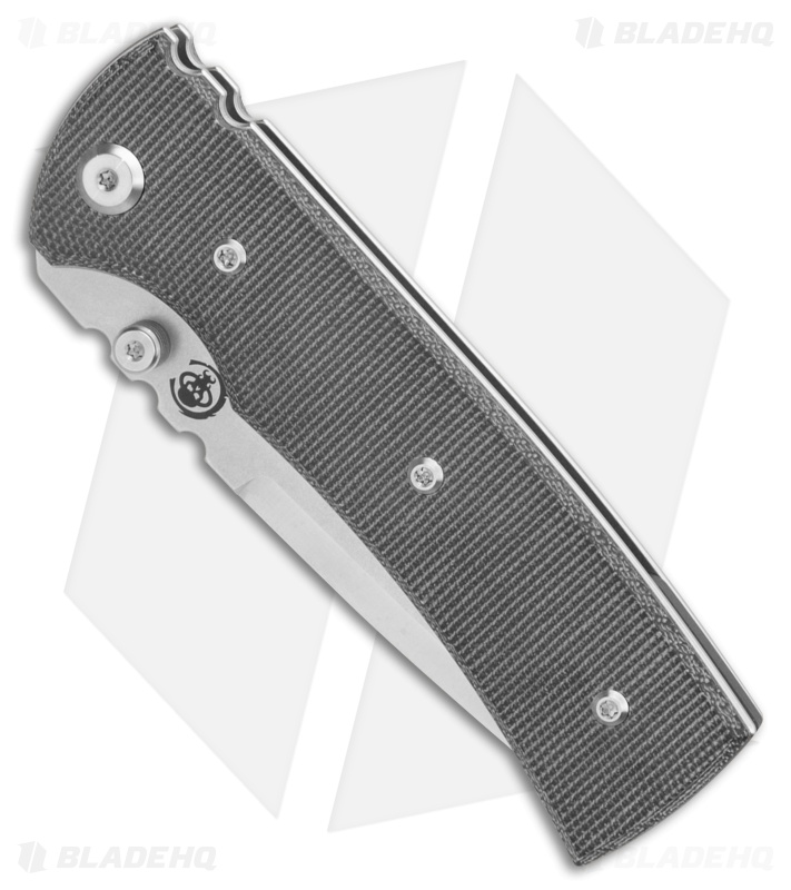 Chaves Redencion Street Blue Label Liner Lock Knife Black Micarta (3.25" SW)