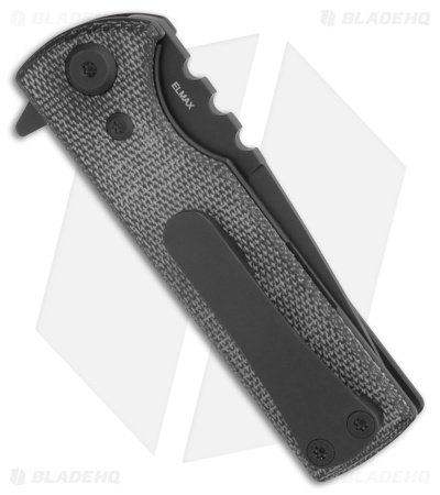 Chaves T.A.K. Blue Label Liner Lock Knife Black Micarta (2.75" Black)