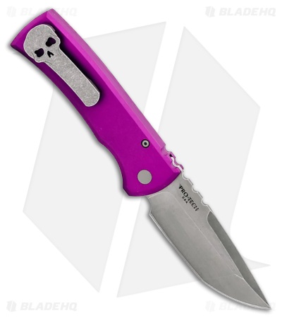 Chaves Knives Redencion Automatic Knife Purple Aluminum (3.4" SW)