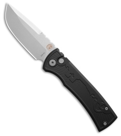 Chaves Knives Redencion Automatic Knife Black Milled Key Aluminum (3.4" SW)