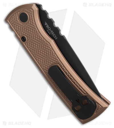Chaves Knives Redencion Automatic Knife Double Stipple Spiral FDE Al (3.4" DLC)