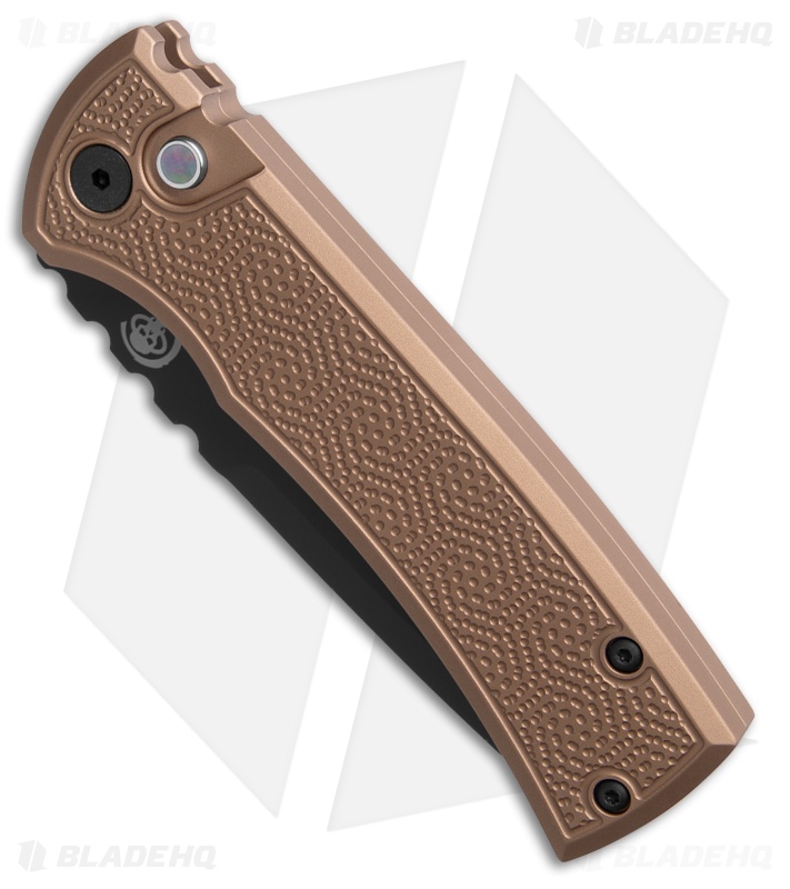 Chaves Knives Redencion Automatic Knife Double Stipple Spiral FDE Al (3.4" DLC)