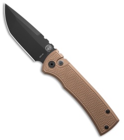 Chaves Knives Redencion Automatic Knife Double Stipple Spiral FDE Al (3.4" DLC)