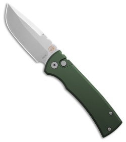 Chaves Knives Redencion Automatic Knife Green Aluminum (3.4" SW)