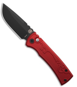 Chaves Knives Redencion Automatic Knife Red Key-Milled Al (3.4" DLC)