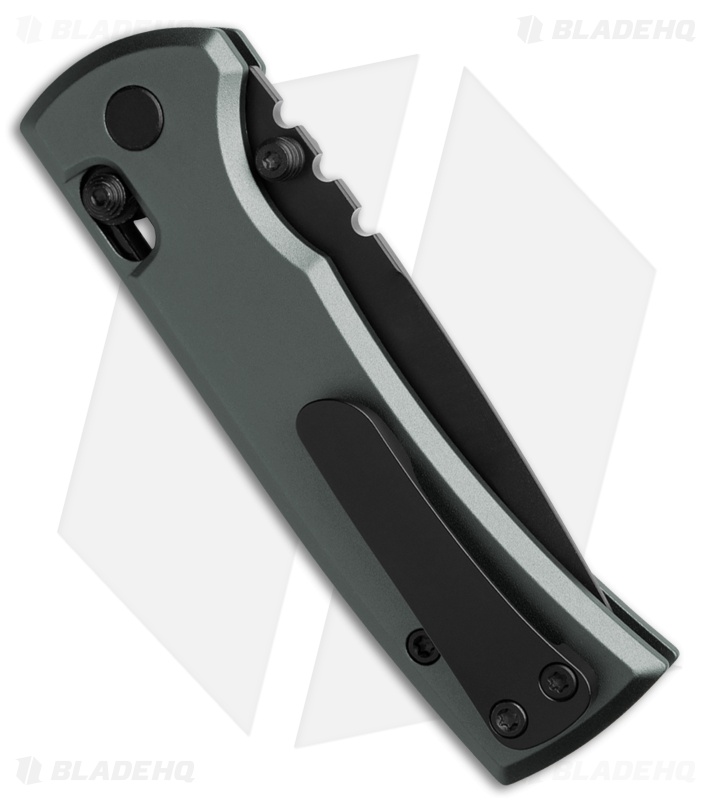 Chaves Redencion Drop Point X-Lock Knife Gray Aluminum (3.25" Black D2)