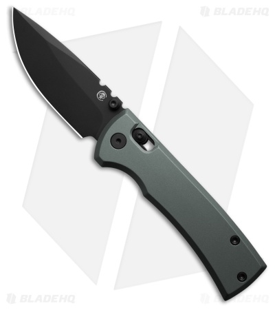 Chaves Redencion Drop Point X-Lock Knife Gray Aluminum (3.25" Black D2)