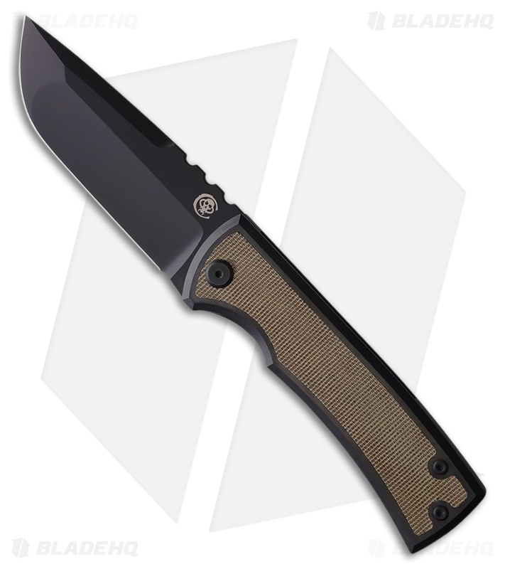 Chaves Knives Redencion 229 Knife Green Micarta/Ti Black SW