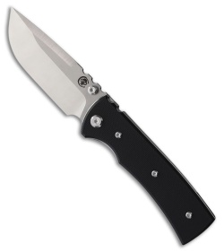 Chaves Knives Redencion 229 Drop Point Knife Black G-10 (3.5" Satin)